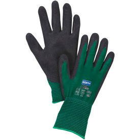 North® Flex Oil Grip™ Nitrile Coated Gloves North Safety NF35/7S Green 1 Pair NF35/7S - Pkg Qty 12
