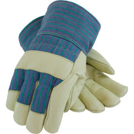 PIP Pigskin Leather Palm W/3M® Thinsulate™ Lining Striped Fabric XL 78-3927/XL