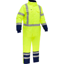 Bisley® Insulated Freezer Coverall M Hi-Vis Yellow 344M6453X-YLNV/M