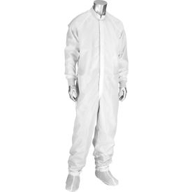 Uniform Technology™ Cleanroom Coverall L White CC1245-74WH-L