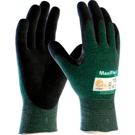 PIP MaxiFlex® Cut™ Micro-Foam Nitrile Coated Gloves Black X-Small 12 Pairs 34-8743/XS