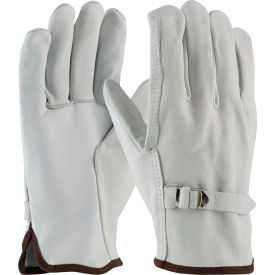 PIP Top Grain Cowhide Drivers Gloves Straight Thumb Quality Grade Pull XL 68-158/XL