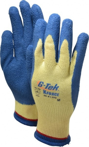 Cut & Abrasion-Resistant Gloves: PiP 09-K1300, Size Medium, ANSI Cut A4, ANSI Puncture 0, Latex, Kevlar MPN:09-K1300/M