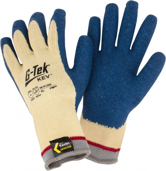 Cut & Abrasion-Resistant Gloves: PiP 09-K1300, Size X-Large, ANSI Cut A4, ANSI Puncture 0, Latex, Kevlar MPN:09-K1300/XL