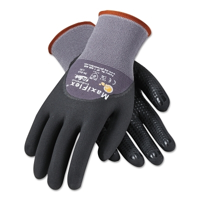 Maxiflex Endurance 15G Gry Nylon Blk 3/4 Microf MPN:34-845/XS