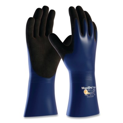 Maxidry Plus Nylon/Lycra Liner BL/BLK. Nitrile MPN:56-530/S