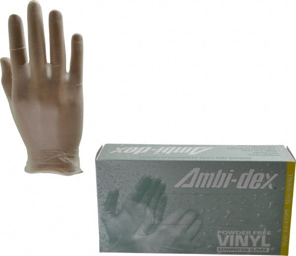 Disposable Glove: Series Ambi-Dex, Size Small, 5.0 mil, Synthetic Polymer Coated, Vinyl, General Purpose Grade, Powder-Free MPN:64-435PF/S - Pkg Qty 100