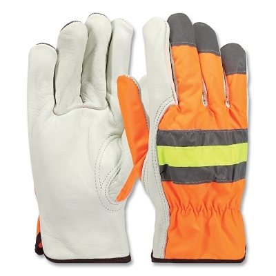 Cow Palm Hi-Vis Orange Poly Back Driver MPN:HVO990K/XL