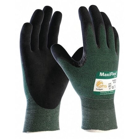 Maxiflex Cut Grn Eng Yarn Blk Nit Mic A2/EN3 MPN:34-8743/L