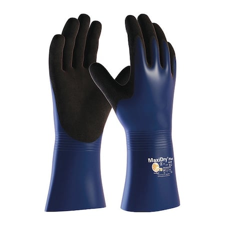 Maxidry Plus Nylon/Lycra Liner BL/BLK. Nitrile MPN:56-530/XXL