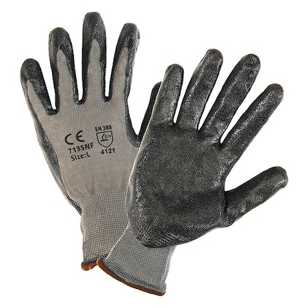 Foam Nitrile Palm Coatednylon Glove MPN:713SNF/S