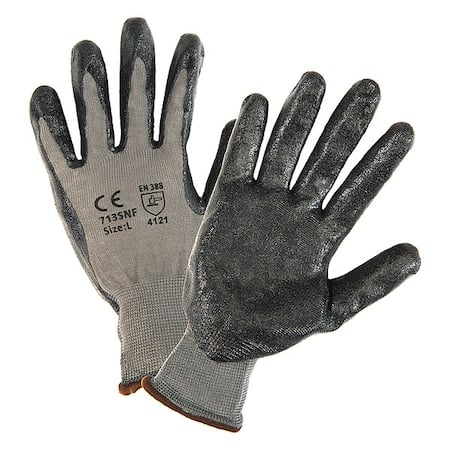 Foam Nitrile Palm Coatednylon Glove MPN:713SNF/XL