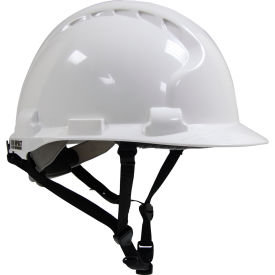 MK8 Evolution Type II Linesman Hard Hat HDPE Shell EPS Impact Liner Polyester Suspension White 280-AHS240-10