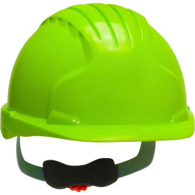Evolution Deluxe 6151 Cap Style Hard Hat HDPE Shell 6-Pt Suspension Ratchet Adj. Neon Yellow 280-EV6151-LY