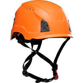 Traverse™ Industrial Climbing Helmet 4-Point Chin Strap Vented Type 1 Orange 280-HP1490RV-03