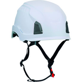 Traverse™ Industrial Climbing Helmet 4-Point Chin Strap Non-Vented White 280-HP1491R-01
