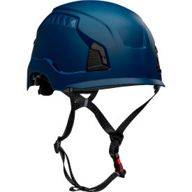 Traverse™ Industrial Climbing Helmet 4-Point Chin Strap Non-Vented Navy 280-HP1491R-08