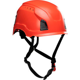 Traverse™ Industrial Climbing Helmet 4-Point Chin Strap Vented Red 280-HP1491RV-15