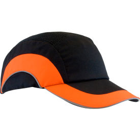 HardCap A1+ Baseball Style Bump Cap HDPE Protective Liner W/Adjustable Back Hi-Vis Orange 282-ABR170-18