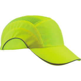 HardCap A1+ Baseball Style Bump Cap HDPE Protective Liner and Adjustable Back Hi-Vis Yellow 282-ABR170-LY
