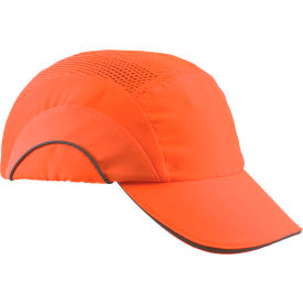 HardCap A1+ Baseball Style Bump Cap HDPE Protective Liner and Adjustable Back Hi-Vis Orange 282-ABR170-OR