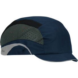 HardCap Aerolite Lightweight Baseball Style Bump Cap HDPE Liner and Adj. Back Micro Brim Navy 282-AEM130-21