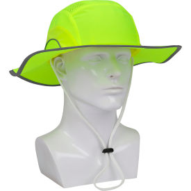 HardCap Ranger Style Bump Cap HDPE Protective Liner Adjustable Back and Chin Strap Hi-Vis Yellow 282-AFB375-LY