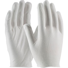 PIP 97-500 Light Weight Inspection Gloves Unhemmed Cotton Men's 12 Pairs 97-500