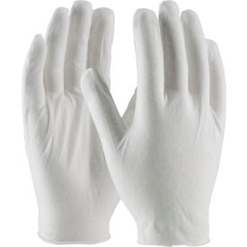PIP® 97-500J CleanTeam® Jumbo Prem Lt Weight Inspect Gloves Cotton Lisle Unhemmed Men's 97-500J