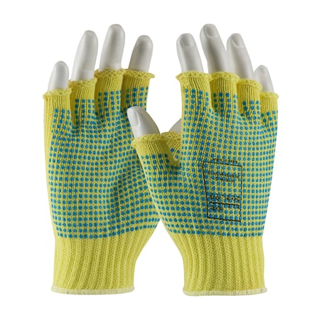 Cut Resistant Half Finger Coated Gloves, Cut Level A2, PVC, L 12 PK MPN:08-K259PDD/L