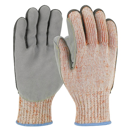 Leather Gloves, Cut Level A9, Uncoated, None, M 1 PR MPN:09-H550SLPV/M