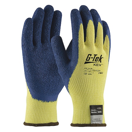 Cut Resistant Coated Gloves, Cut Level A3, Dipped, Latex, Rough, S 12 PK MPN:09-K1310/S