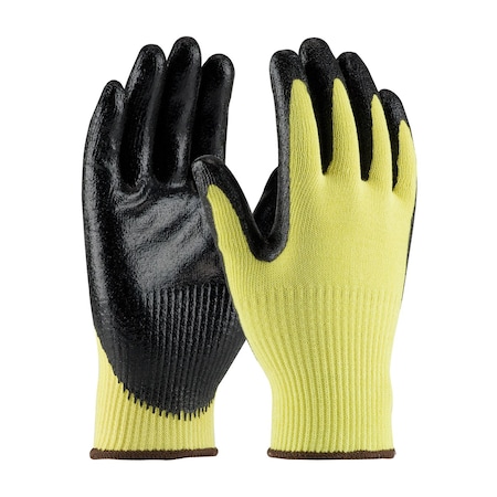 Cut Resistant Coated Gloves, Cut Level A3, Latex, MicroFinish, S 12 PK MPN:09-K1444/S