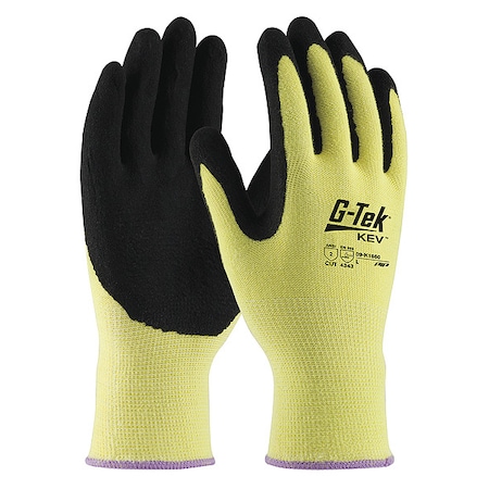 Cut Resistant Coated Gloves, Cut Level A2, Double Dipped, Nitrile, Sandy, S 12 PK MPN:09-K1660/S