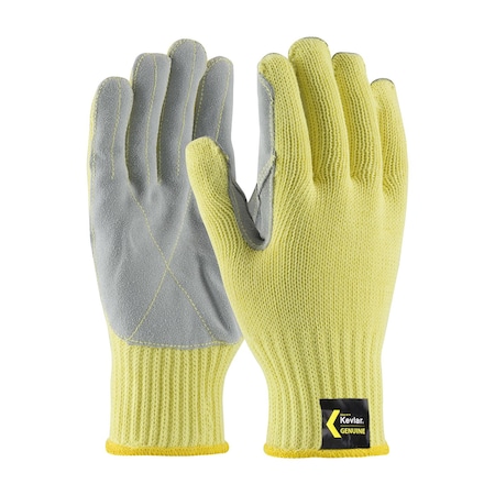 Kevlar® W/Leather Palm, Medium Weight, PK12, Cut Level A4, M 12 PK MPN:09-K300LP/M
