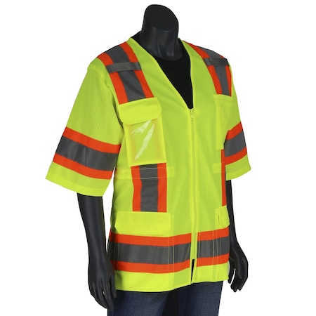 Vest, Polyester, High-Visibility Yellow MPN:137204