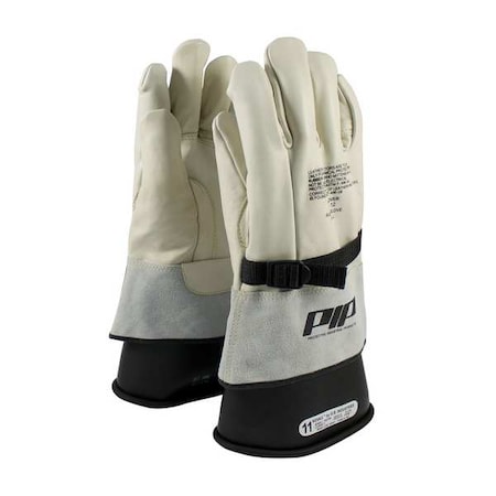 Top Grain Cowhide Protector, Gauntlet Cuff, Straight Thumb, 10, 1 PR MPN:148-4000/10