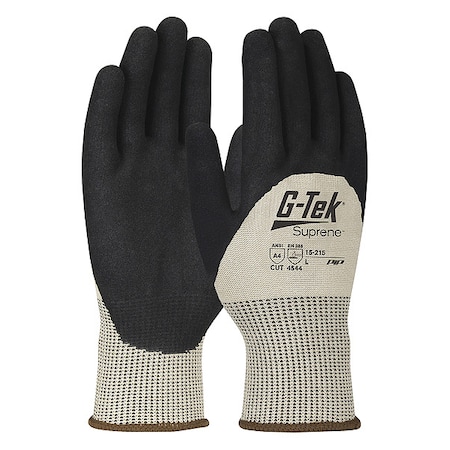 Cut-Resistant Glove, Cut Level A4, Dipped, Foam Nitrile, Sandy, 2XL 12 PK MPN:15-215/XXL