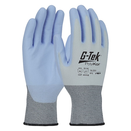 Cut-Resistant Glove, Cut Level A2, Dipped, Water-Based Polyurethane, Sandy, XL 12 PK MPN:16-320/XL
