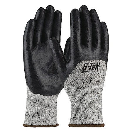 Cut-Resistant Glove, Cut Level A2, Dipped, Foam Nitrile, Sandy, L 12 PK MPN:16-355/L