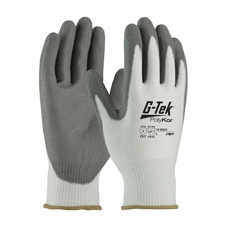 Cut-Resistant Coated Gloves, Cut Level A2, Dipped, Polyurethane, Smooth, XS 12 PK MPN:16-D622/XS