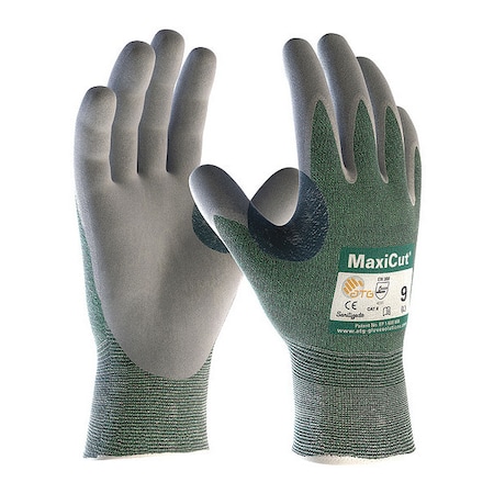 Cut Resistant Coated Gloves, Cut Level A2, Double Dipped, Nitrile, Sandy, 3XL 12 PK MPN:18-570/XXXL