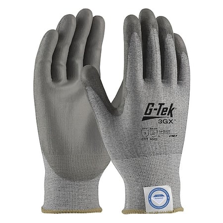 Cut-Resistant Glove, Cut Level A3, Dipped, Polyurethane, Smooth, L 12 PK MPN:19-D327/L