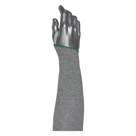 Cut-Resistant Sleeve, Gray, Knit Cuff MPN:20-21DACP18-ET