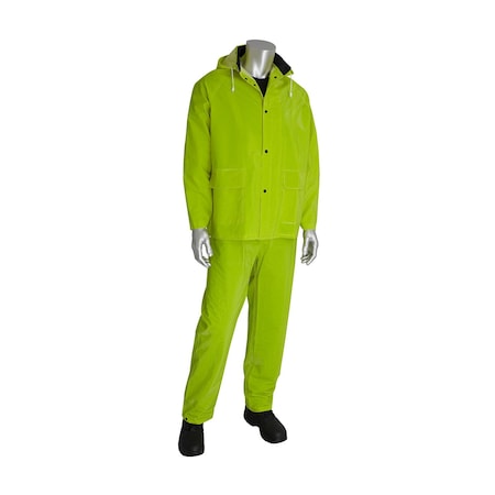 Rainsuit, 3-Piece, Pvc/Polyester MPN:201-355S