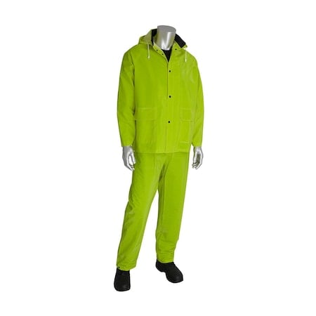 Rainsuit, 3-Piece, Pvc/Polyester MPN:201-355X4