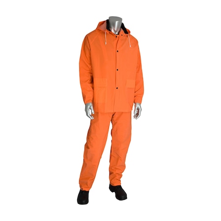 Rainsuit, 3-Piece, Pvc/Polyester MPN:201-360X2