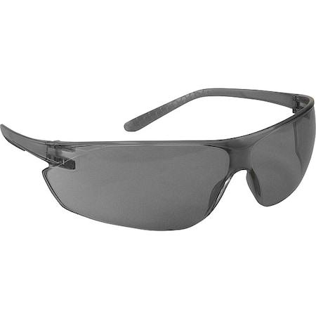 Zenon Ultra-Lyte™, Safety Glasses, Anti-Fog & Anti-Scratch, Gray Lens, Gray Frame, Frameless MPN:250-14-0521
