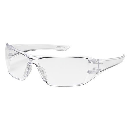 Captain, Safety Glasses, Anti-Fog & Anti-Scratch, Clear Lens, Clear Frame, Frameless, 1 PR MPN:250-46-0520