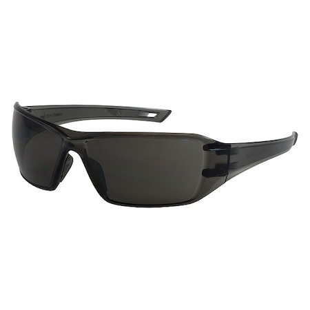 Captain, Safety Glasses, Anti-Fog & Anti-Scratch, Gray Lens, Gray Frame, Frameless, 1 PR MPN:250-46-0521